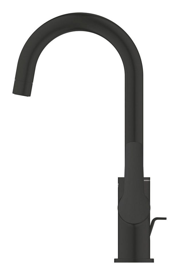 QuickFix Start - Waschtischarmatur mit Ablauf, schwarz matt 242032432 - Grohe