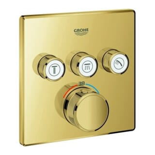 Grohe Grohtherm SmartControl - Thermostatarmatur für Unterputzmontage, 3 Ventile, Cool Sunrise 29126GL0