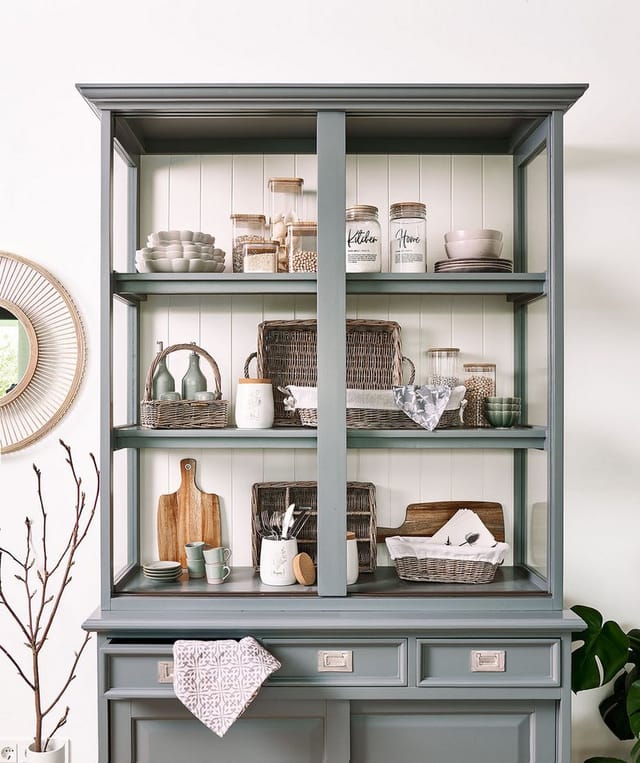 Geflochtener Besteck-Organizer, 35 x 25 x 7 cm