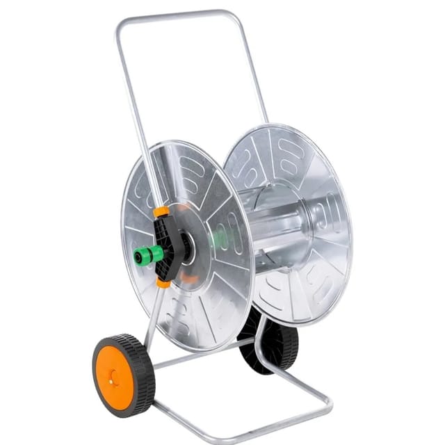 Schlauchwagen für 110 m 1/2" oder 80 m 3/4" aus Stahl