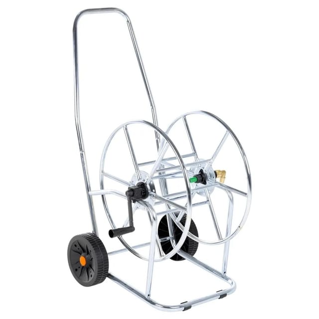Schlauchwagen für 80 m 3/4' Schlauch Stahl Vidaxl