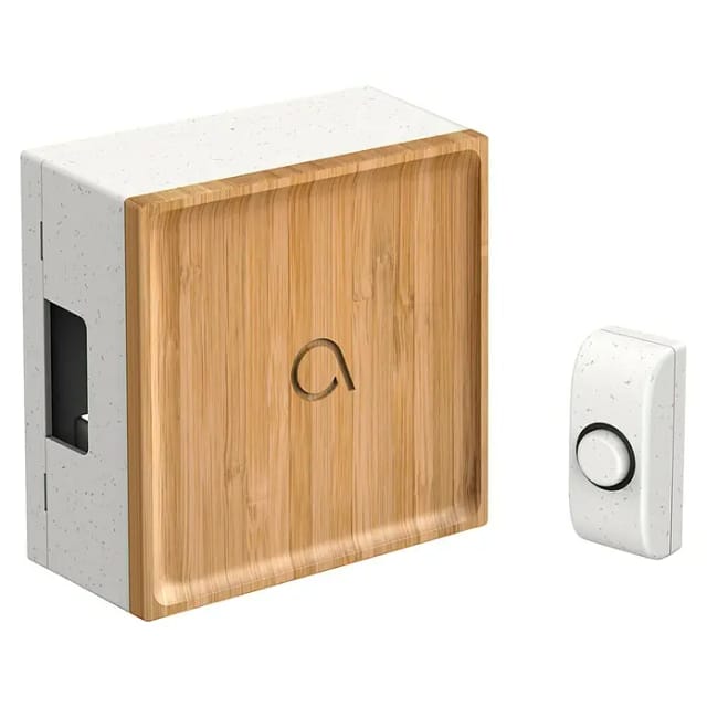 Verdrahteter Klingelknopf Bamboo im Ökodesign - Avidsen - 102506