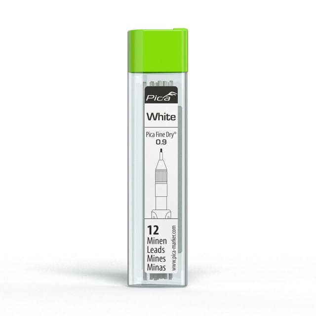 Pica Marker - Pica fine Dry 12 x Ersatzminen Weiß