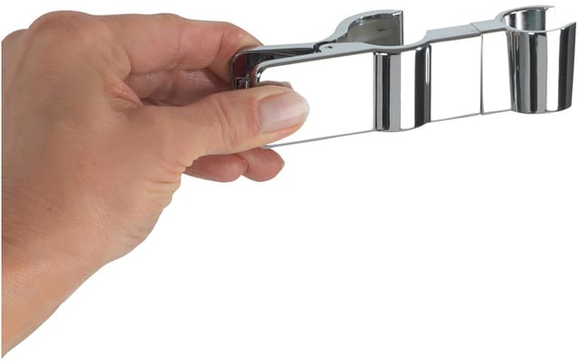 Brausegleiter Metall Chrom - Silber glänzend - Wenko