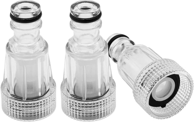 Coocheer - 3er-Pack, 3/4 Zoll Waschmaschinen-Wasserfilter, 3/4 Zoll Gartenschläuche Einlass-Wasserfilter für Gartenanschluss –