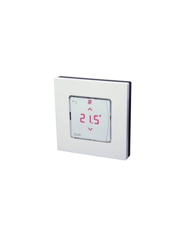 Buderus - Danfoss Aufputz Raumthermostat Icon Funk/LED Display, Touchscreen 088U1081