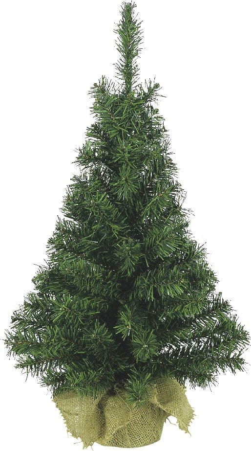 Mini Weihnachtsbaum im Jute Sack 75 cm Christbaum künstlicher Dekobaum