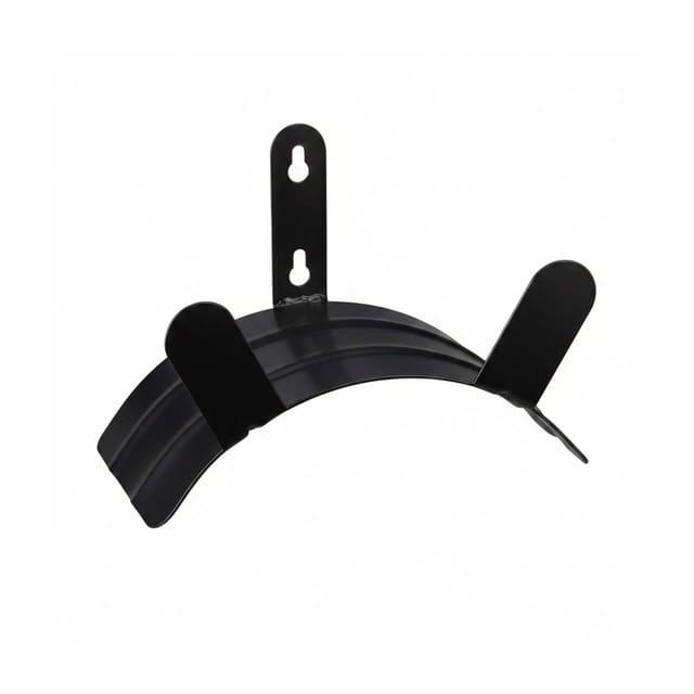 Relaxdays - Schlauchhalter Wand, für 45 m 5/8'' Schlauch, Gartenschlauchhalterung, Metall Wasserschlauchhalter, schwarz