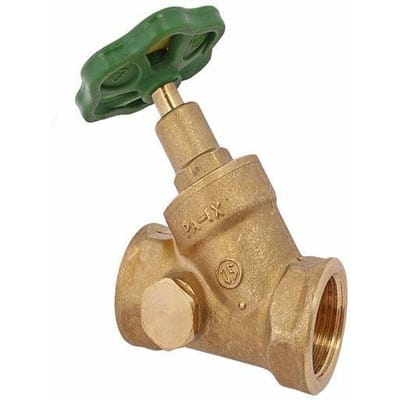 Schlösser Armaturen - Schlösser Schrägsitzventil 0014101500001 dn 15, Rp 1/2, mit Entleerung, steigende Spindel