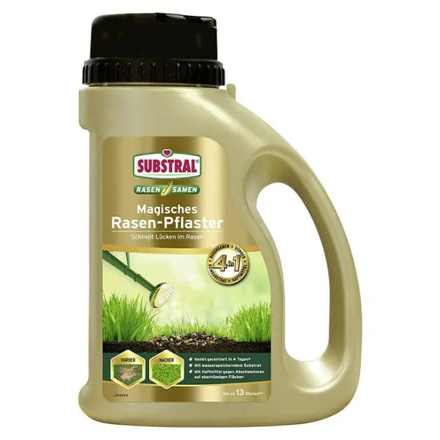 Substral - Magisches Rasen-Pflaster 1 kg für ca. 13 Kahlstellen Rasen-Pflaster