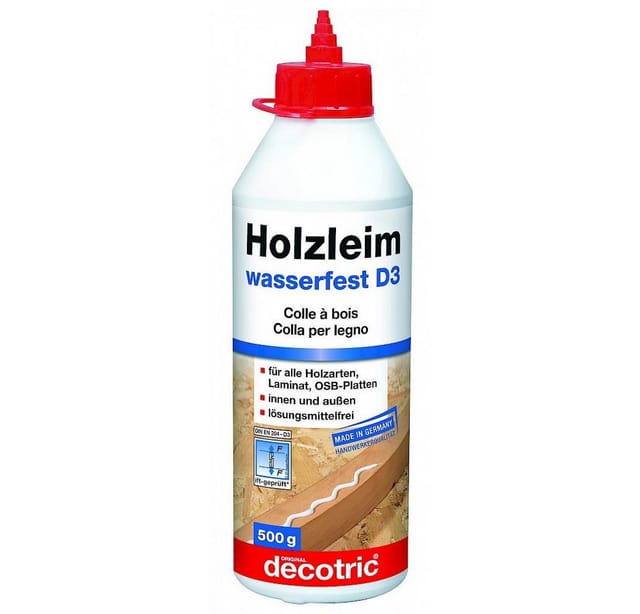 Decocoll Holzleim D3 wasserfest 500 g - Decotric