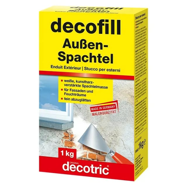 Decofill Außenspachtel 1 kg Fertigspachtel - Decotric