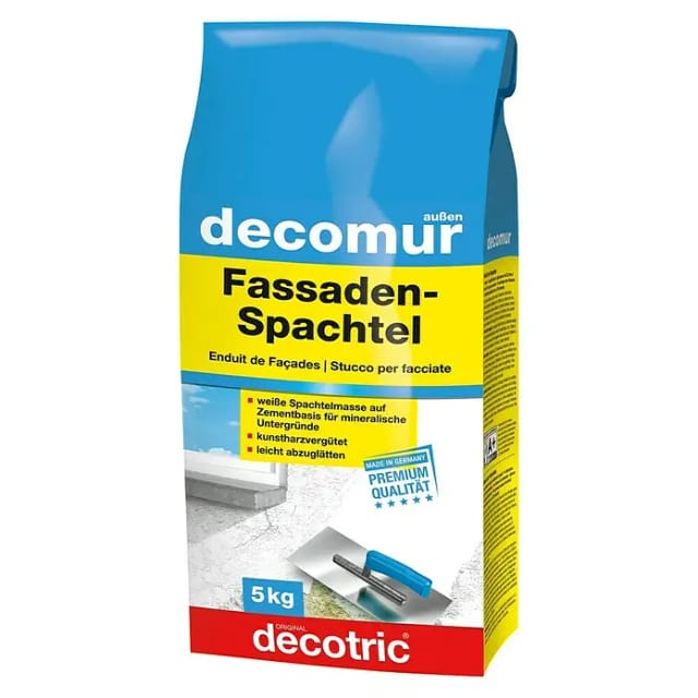 Decotric Decomur Fassadenspachtel Außen 5 kg Spachtelmassen