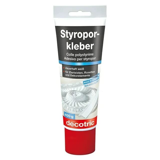 Styroporkleber Tube 400 g, weiß Styroporkleber - Decotric