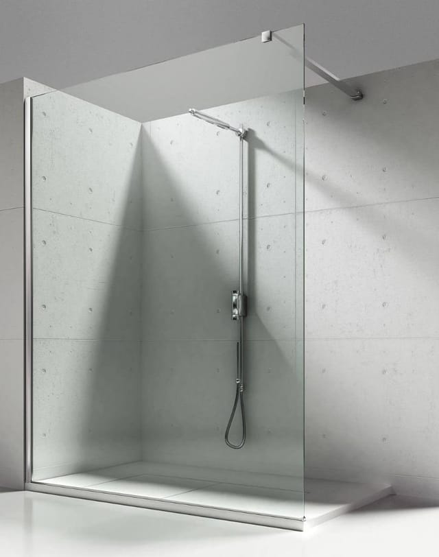 Walk In Dusche Begehbare Duschwand Glas Duschabtrennung Duschtrennwand Glastrennwand Glaswand Mit Nano-beschichtung (bxh) 600 X 2000 Mm