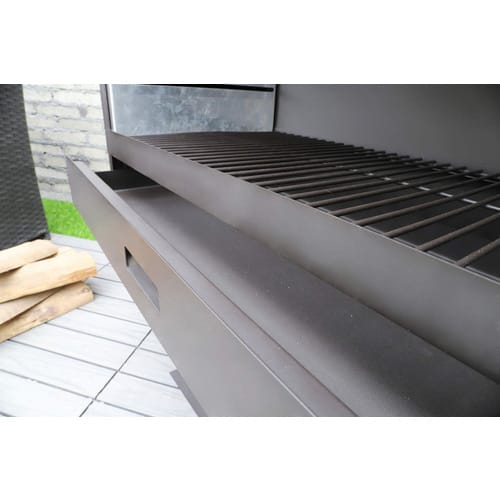 Westmann - Grill und Gartenkamin, Terrassenofen, schwarz
