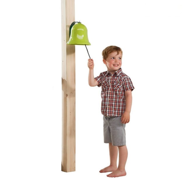 Wickey Spielturm-Spielzeugset Glocke Zubehör - Kreativer Klang für Spieltürme und Abenteuerwelten, Extrem witterungsbeständig