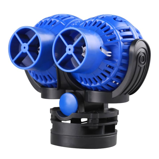 JVP-231 Strömungspumpe 8000 l/h 12 w Aquarium Pumpe mit 2 schwenkbaren Düsen, Magnethalter zur einfachen Befestigung und Durchflussregler - Sunsun