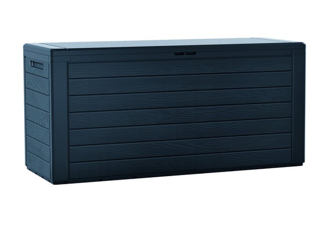 280 Liter Prosperplast Boardebox ausKunststoff in der Farbe Anthrazit 116 x 43,8 x 55 cm
