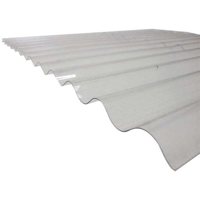 Mccover - PVC-Wellplatte (po 76/18 - kleine Wellen) Transparent, l: - 90cm, l: - 1,52m