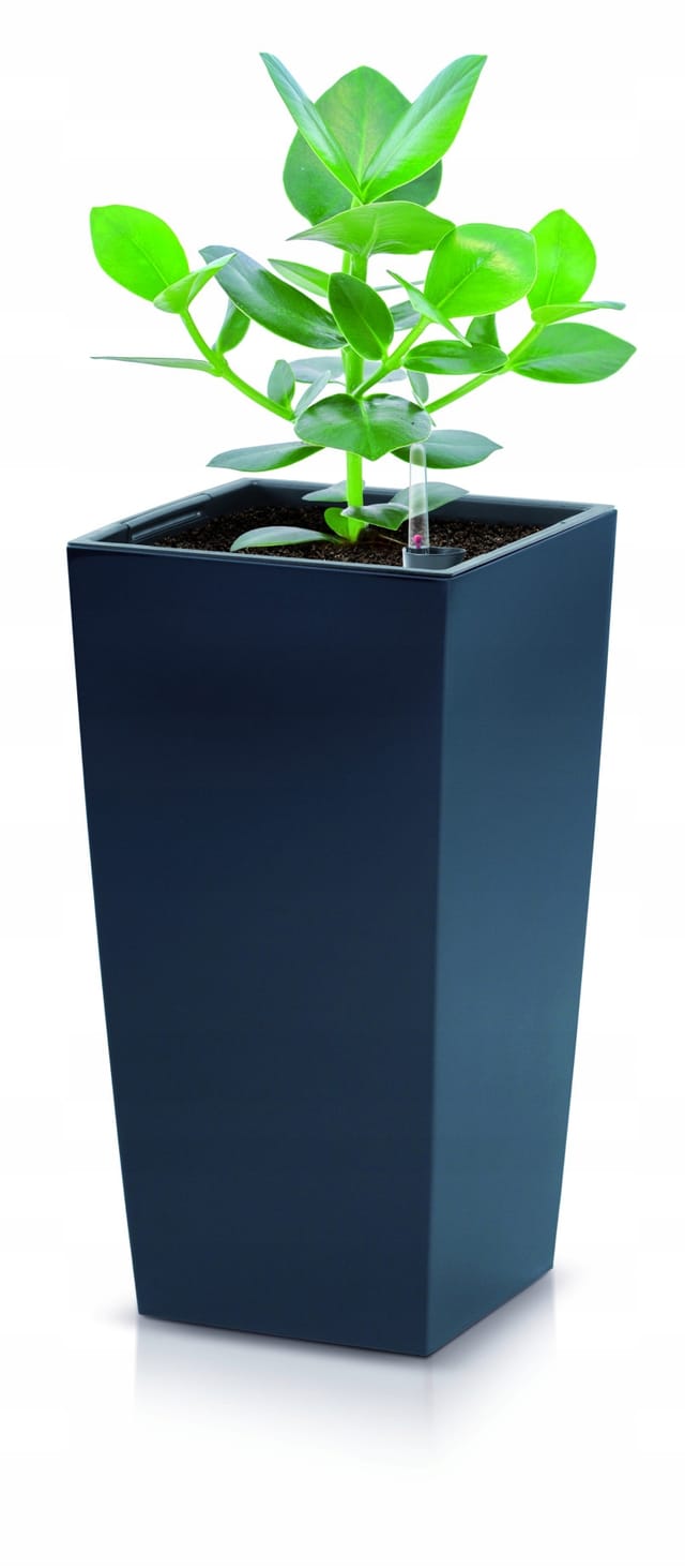 Urbi DURS170 Hoher Blumentopf mit Einsatz Anthrazit