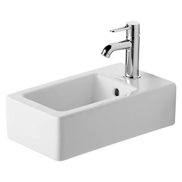 Duravit - Vero - Handwaschbecken 40x26 cm, mit Hahnloch, , Alpinweiß 0702250000