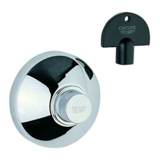 Unterputz-Ventil Oberbau Atlanta, für UP-Ventile, 1/2', 3/4', 1', Höhe 55mm, Chrom - Grohe