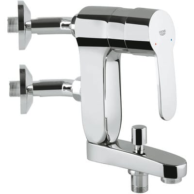 Eurostyle Cosmopolitan - Badewannen-Einhebelmischer Vertica, Chrom 23302000 - Grohe