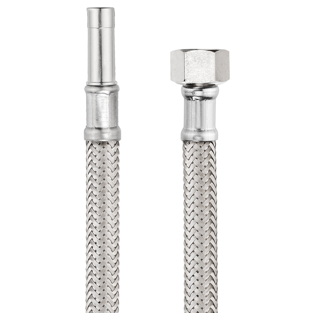 Schell - Clean-Fix s Flexibler Schlauch 102130699 verchromt, 300 mm, Überwurfmutter g 1/2 ig, Rohrstutzen ø 10 mm