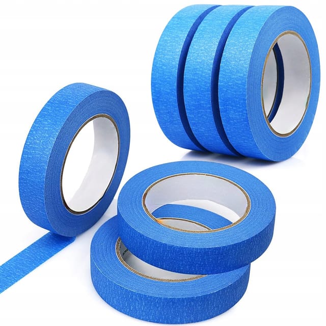 Rosfix Malerkrepp Professionell – Anti-Durchsickern Blau 48 mm x 50 m Für Malerarbeiten, Fenster und Leisten