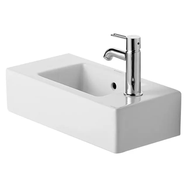 Duravit - Vero - Handwaschbecken 50x25 cm, 1 Hahnloch rechts, Alpinweiß 0703500008