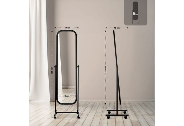 CLP - Standspiegel Medusa schwarz