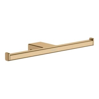 Hansgrohe AddStoris - Doppelpapierrollenhalter, Bronze gebürstet 41748140