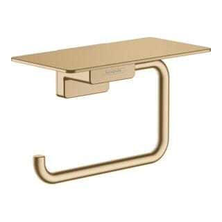 Hansgrohe - AddStoris - Papierrollenhalter mit Ablage, Bronze gebürstet 41772140