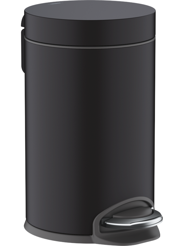 Hansgrohe - AddStoris - Abfalleimer 3 l, Soft Close, schwarz matt 41775670