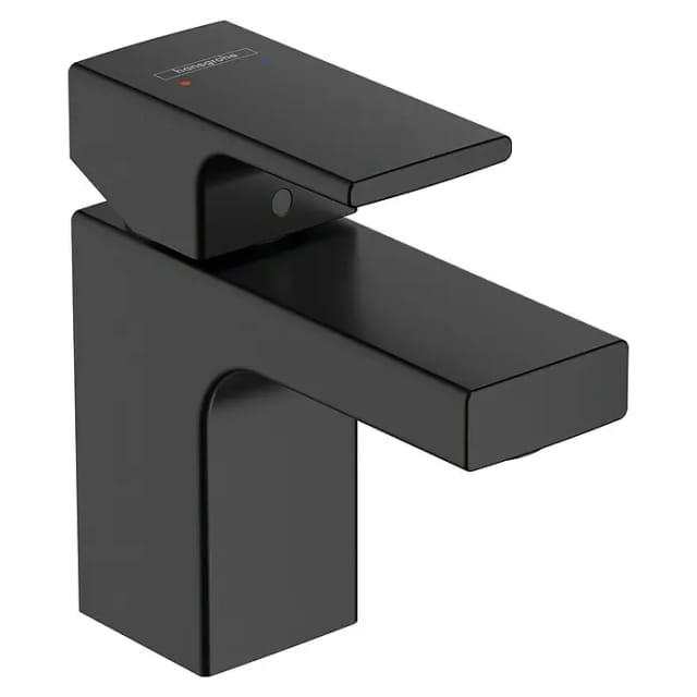 Hansgrohe - Vernis Shape - Waschtischeinhebelmischer mit Ablaufgarnitur, EcoSmart, schwarz matt 71560670