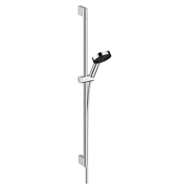 Hansgrohe - Pulsify Select - Brausegarnitur, 3 Strahlarten, Stange 96 cm und Schlauch, Chrom 24170000