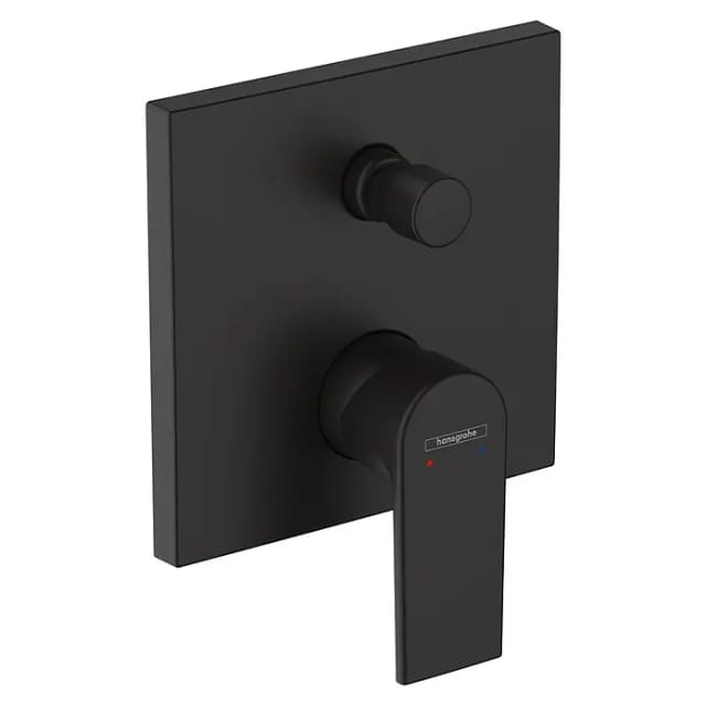 Hansgrohe Vernis Shape - Badewannenarmatur-Unterputz, schwarz matt 71468670