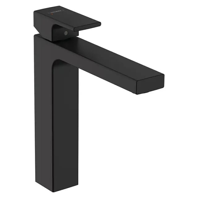 Vernis Shape - Waschtischeinhebelmischer mit Ablaufgarnitur, EcoSmart, schwarz matt 71562670 - Hansgrohe