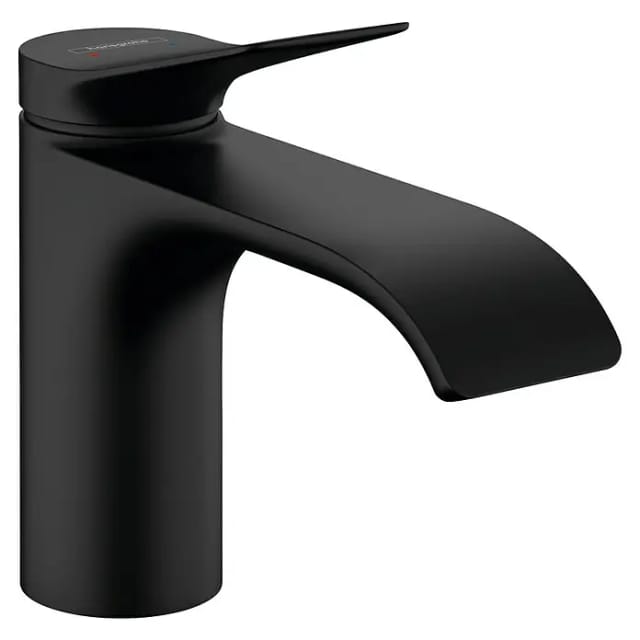 Hansgrohe - Vivenis - Waschtischarmatur 80, mit Ablaufgarnitur, EcoSmart, schwarz matt 75010670