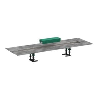 Hansgrohe - uBox universal - Installationsset 800 für Duschrinnen Fertigsets, Edelstahl 56012180