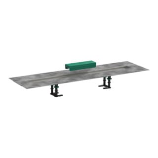 Hansgrohe - uBox universal - Installationsset 900 für Duschrinnen Fertigsets, Edelstahl 56013180