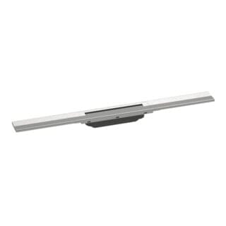Hansgrohe - RainDrain Flex - Duschrinne 700 mit Edelstahlrost, kürzbar, freie Montage, Edelstahl gebürstet 56043800