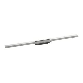 Hansgrohe - RainDrain Flex - Duschrinne 1000 mit Edelstahlrost, kürzbar, freie Montage, Edelstahl gebürstet 56046800