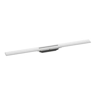 Hansgrohe - RainDrain Flex - Duschrinne 900 mit Edelstahlrost, kürzbar, freie Montage, weiß matt 56045700