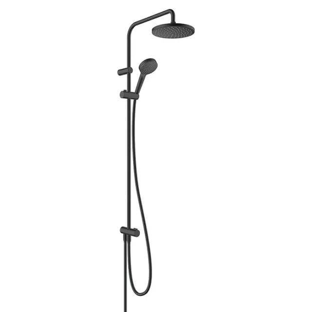 Vernis Blend - Duschset Showerpipe 200 Reno, EcoSmart, schwarz matt 26099670 - Hansgrohe