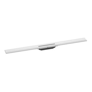 Hansgrohe - RainDrain Flex - Duschrinne 1000 mit Edelstahlrost, kürzbar, zur Wandmontage, weiß matt 56053700