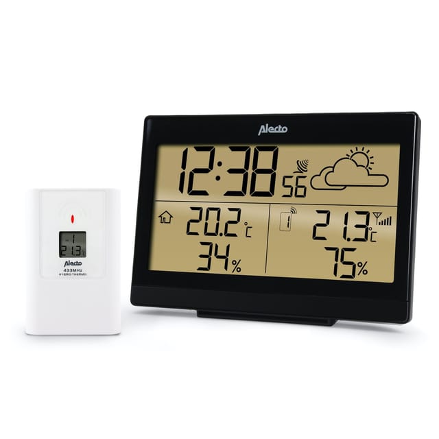 Drahtlose wetterstation mit groem display schwarz 3570496 3570496 3570496 3570496 3570496 3570496