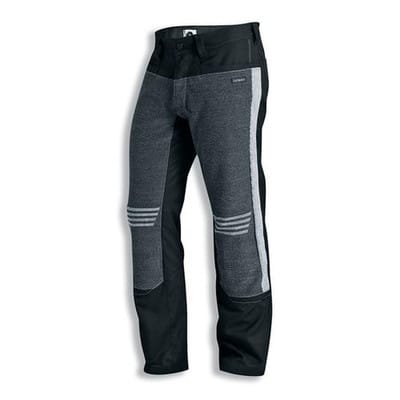 Uvex Cut Quatroflex Männer-Arbeitshose - Schwarz-Graue Herren Bundhose - Schnittschutz der Stufe 5: 46