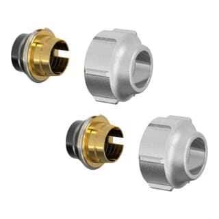 Klemmverschraubung 1 Paar 15x3/4'' für 15mm Kupferrohr Weichstahlrohr EdelstahlrohrF11170 - Simplex